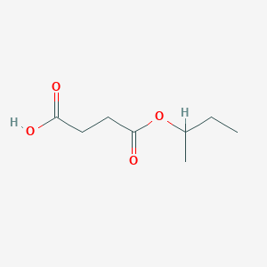 4-(sec-Butoxy)-4-oxobutanoic acid chemical structure (CAS 100405-37-6)