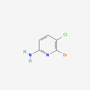 6-Bromo-5-chloropyridin-2-amine chemical structure (CAS 1004294-58-9)