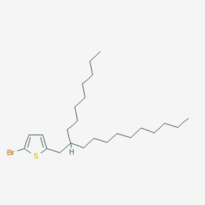 2-Bromo-5-(2-octyldodecyl)thiophene chemical structure (CAS 1004524-17-7)