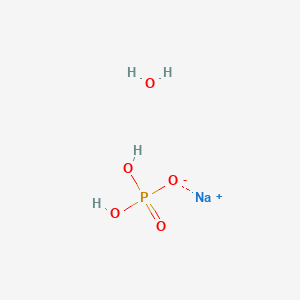 Sodium Phosphate Monobasic hydrate chemical structure (CAS 10049-21-5)