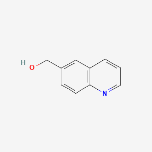 Quinolin-6-ylmethanol chemical structure (CAS 100516-88-9)