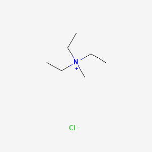Triethylmethylammonium chloride chemical structure (CAS 10052-47-8)