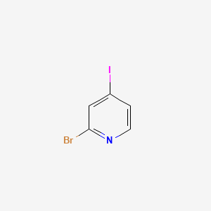 2-Bromo-4-iodopyridine chemical structure (CAS 100523-96-4)