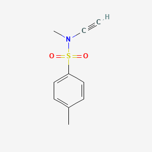 N-Ethynyl-N,4-dimethylbenzenesulfonamide chemical structure (CAS 1005500-75-3)