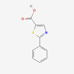 2-Phenylthiazole-5-carboxylic acid chemical structure (CAS 10058-38-5)