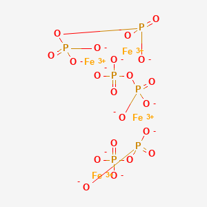 Iron(III) pyrophosphate chemical structure (CAS 10058-44-3)
