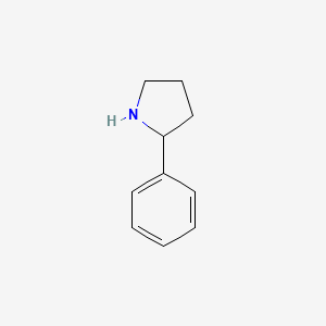 2-Phenylpyrrolidine chemical structure (CAS 1006-64-0)