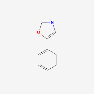 5-Phenyl-1,3-oxazole chemical structure (CAS 1006-68-4)