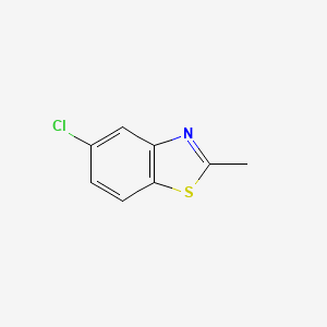 5-Chloro-2-methylbenzothiazole chemical structure (CAS 1006-99-1)