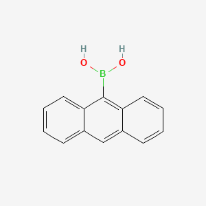 9-Anthraceneboronic acid chemical structure (CAS 100622-34-2)