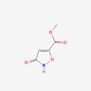 Methyl 3-hydroxyisoxazole-5-carboxylate chemical structure (CAS 10068-07-2)