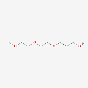 3-(2-(2-Methoxyethoxy)ethoxy)propan-1-ol chemical structure (CAS 100688-48-0)