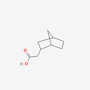 2-(Bicyclo[2.2.1]heptan-2-yl)acetic acid chemical structure (CAS 1007-01-8)