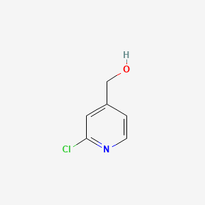 (2-Chloropyridin-4-yl)methanol chemical structure (CAS 100704-10-7)