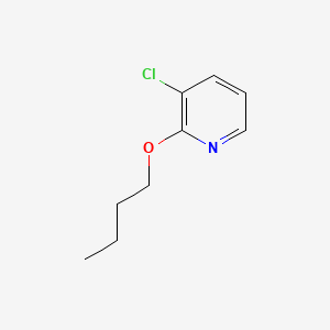 2-Butoxy-3-chloropyridine chemical structure (CAS 100707-68-4)