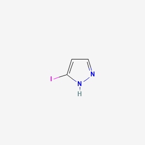 5-Iodo-1H-pyrazole chemical structure (CAS 1007351-17-8)