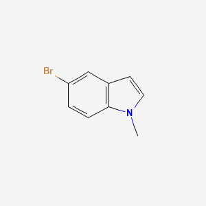5-Bromo-1-methyl-1H-indole chemical structure (CAS 10075-52-2)