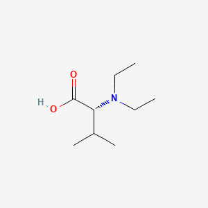 (R)-2-(Diethylamino)-3-methylbutanoic acid chemical structure (CAS 1007880-55-8)