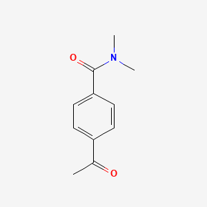 4-Acetyl-N,N-dimethylbenzamide chemical structure (CAS 1008119-09-2)