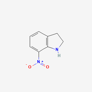 7-Nitroindoline chemical structure (CAS 100820-43-7)