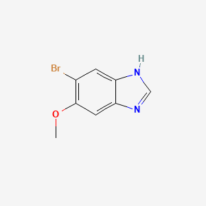 5-Bromo-6-methoxy-1H-benzo[d]imidazole chemical structure (CAS 1008361-65-6)