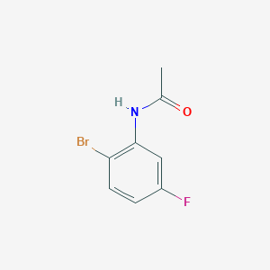 N-(2-Bromo-5-fluorophenyl)acetamide chemical structure (CAS 1009-06-9)