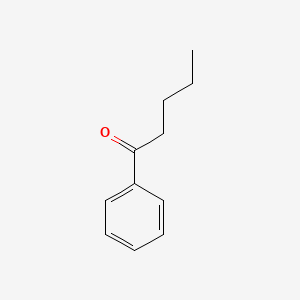 1-Phenylpentan-1-one chemical structure (CAS 1009-14-9)
