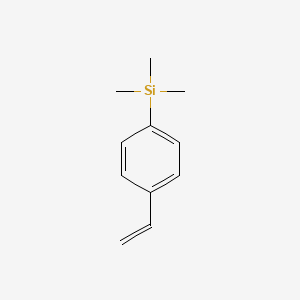Trimethyl(4-vinylphenyl)silane chemical structure (CAS 1009-43-4)