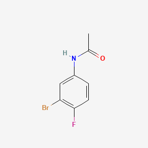 3'-Bromo-4'-fluoroacetanilide chemical structure (CAS 1009-75-2)