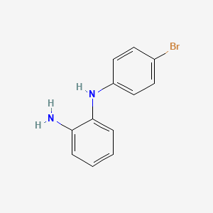 N1-(4-Bromophenyl)benzene-1,2-diamine chemical structure (CAS 100953-52-4)