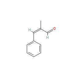 α-Methyl-cinnamaldehyde(predominantly trans) chemical structure (CAS 101-39-3)