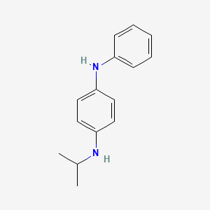 N1-Isopropyl-N4-phenylbenzene-1,4-diamine chemical structure (CAS 101-72-4)