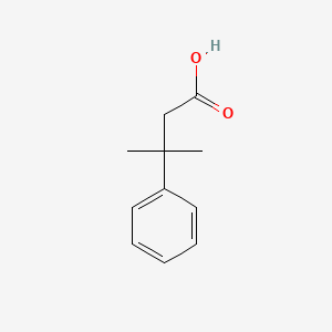 3-Methyl-3-phenylbutanoic acid chemical structure (CAS 1010-48-6)