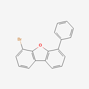 4-Bromo-6-phenyldibenzo[b,d]furan chemical structure (CAS 1010068-84-4)
