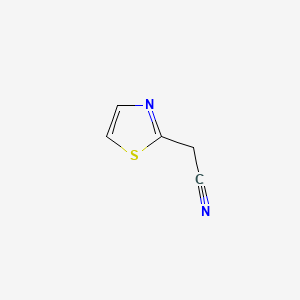 2-(Thiazol-2-yl)acetonitrile chemical structure (CAS 101010-74-6)