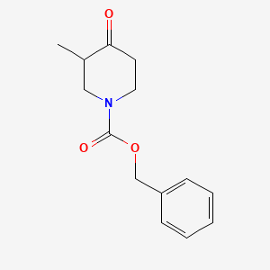 Benzyl 3-methyl-4-oxopiperidine-1-carboxylate chemical structure (CAS 1010115-47-5)