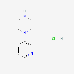 1-(Pyridin-3-yl)piperazine hydrochloride chemical structure (CAS 1010133-97-7)