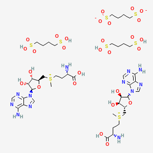 SAMe-1,4-Butanedisulfonate chemical structure (CAS 101020-79-5)