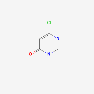 6-Chloro-3-methylpyrimidin-4(3H)-one chemical structure (CAS 101079-62-3)