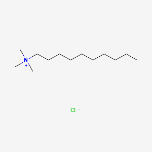 N,N,N-Trimethyldecan-1-aminium chloride chemical structure (CAS 10108-87-9)