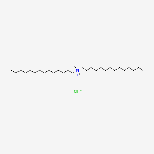 N,N-Dimethyl-N-tetradecyltetradecan-1-aminium chloride chemical structure (CAS 10108-91-5)