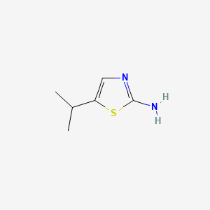 5-Isopropylthiazol-2-amine chemical structure (CAS 101080-15-3)
