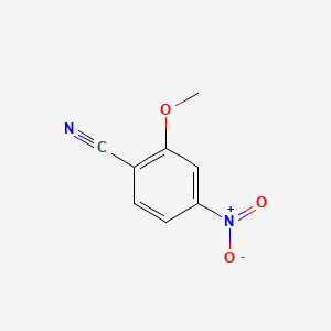 2-Methoxy-4-nitrobenzonitrile chemical structure (CAS 101084-96-2)