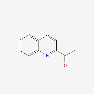 1-(Quinolin-2-yl)ethanone chemical structure (CAS 1011-47-8)