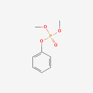Dimethyl phenyl phosphate chemical structure (CAS 10113-28-7)