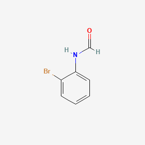 N-(2-Bromophenyl)formamide chemical structure (CAS 10113-38-9)