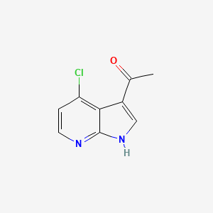 3-Acetyl-4-chloro-7-azaindole chemical structure (CAS 1011711-52-6)
