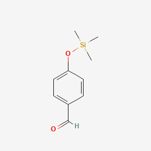 4-[(Trimethylsilyl)oxy]benzaldehyde chemical structure (CAS 1012-12-0)