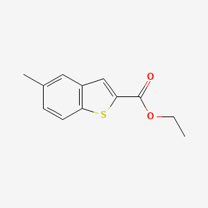 Ethyl 5-methylbenzo[b]thiophene-2-carboxylate chemical structure (CAS 101219-39-0)