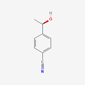 (R)-4-(1-Hydroxyethyl)benzonitrile chemical structure (CAS 101219-69-6)